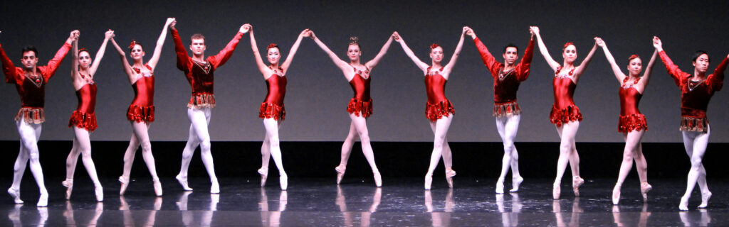 Cast at curtain call of Rubies