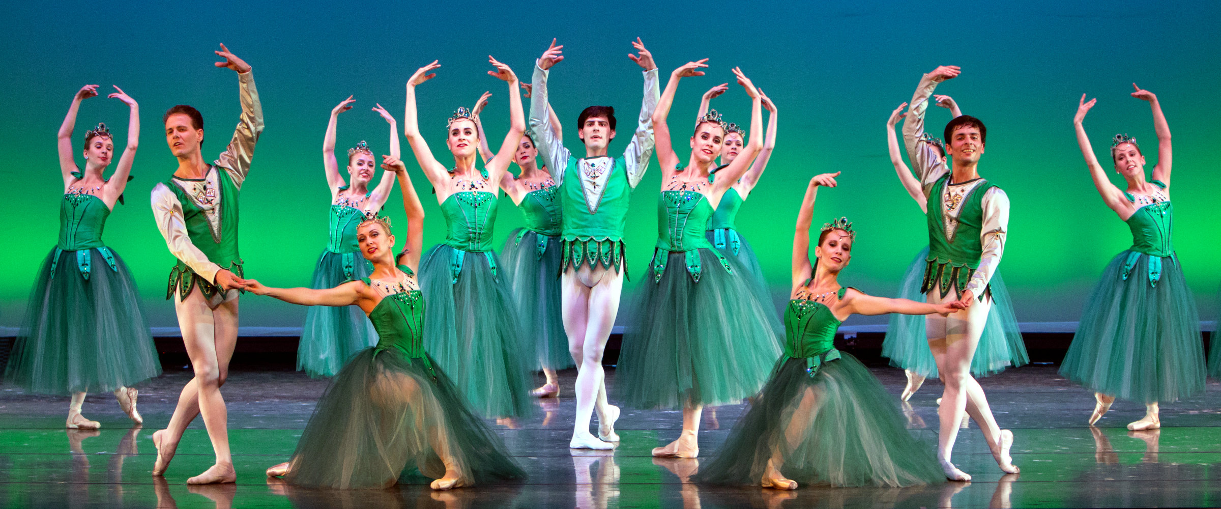 City Ballet of San Diego's performance of George Balanchine's EMERALDS, from the JEWELS ballet, on March 2, 2016